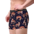 thumbnail image 2 of Disketp Leopard Print Men's Boxer Briefs,Soft and Breathable Cotton Underwear with ComfortFlex Waistband, 2 of 7
