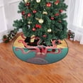 thumbnail image 2 of FMSHPON OctopusSailing Ship Xmas Christmas Tree Skirt Stand Mat for Holiday Party Decoration Indoor Outdoor 36 inches, 2 of 3