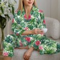 thumbnail image 6 of Lsque Succulents 1 Pattern Long Sleeve Pajama Set for Women - Soft 2-Piece Sleepwear and Loungewear Set with Pockets, Comfy Nightwear-Small, 6 of 7