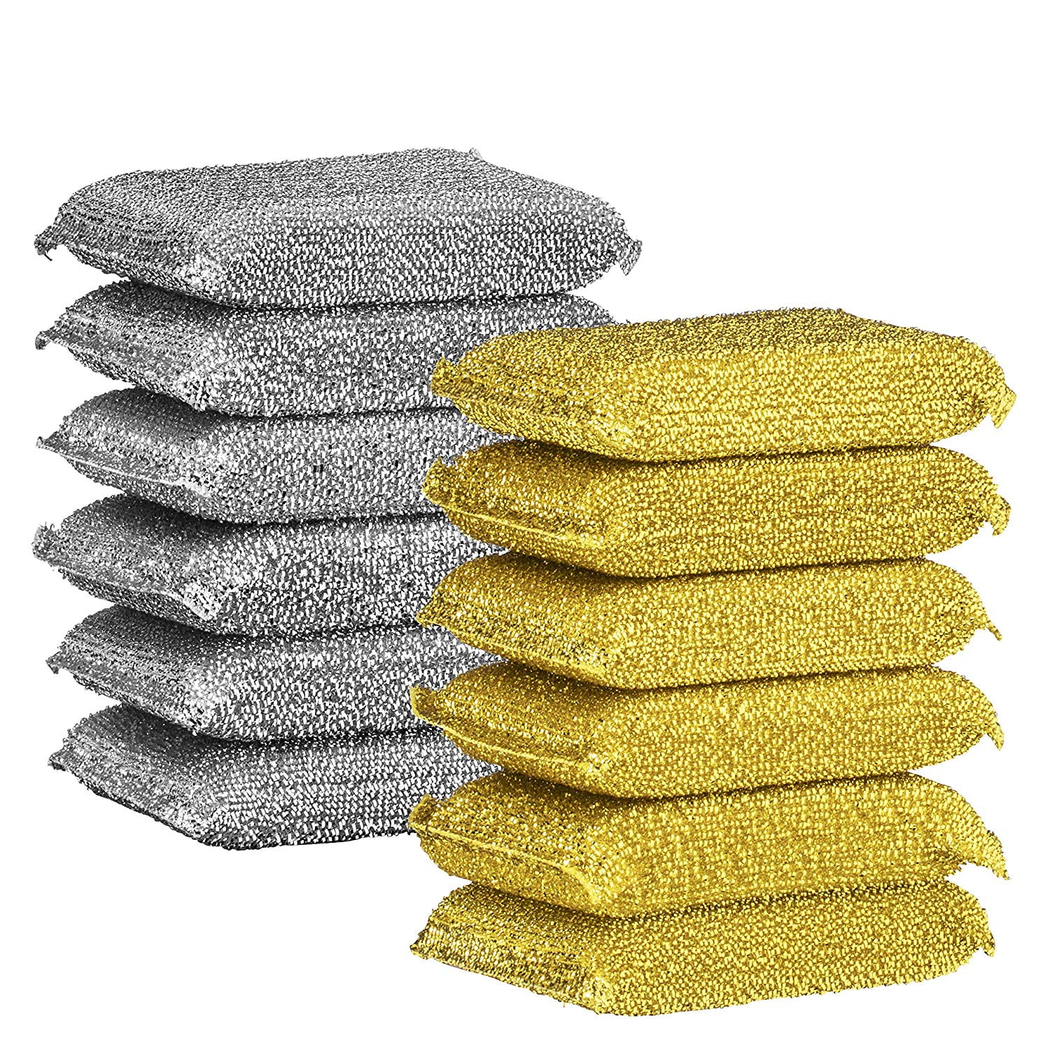 12 x Sorbo Hard Sponge Scourers Extra Large Long Lasting Cuts Through Dirt/Grime 