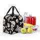 thumbnail image 5 of Disketp black white Skull bone Bolsa Térmica para Almuerzo para Hombre y Mujer, Ideal para Trabajo, Senderismo y Picnic, 5 of 8
