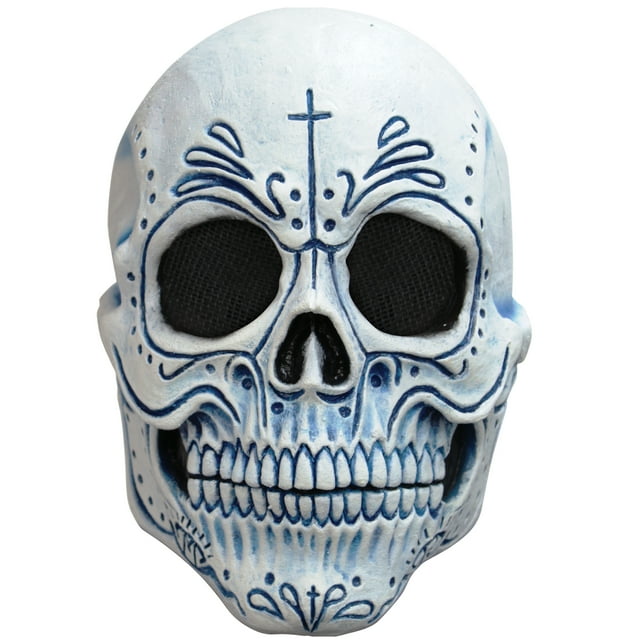 Máscara De Catrín Azul Ghoulish Productions Día de Muertos Unitalla
