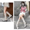 thumbnail image 2 of Women Ribbed Leg Warmers Wool Knit Comfortable Leg Warmers For Party Dance Sports Yoga Accessories-color: Beige, 2 of 3