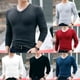 thumbnail image 5 of Mens Casual Long Sleeve Muscle T Shirt V Neck Slim Blouse Tops Tee Undershirt, 5 of 8