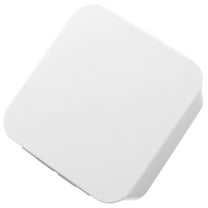 SEWCHICS White ABS Wall Mounted Cosmetic Storage Box for Bathroom, Space-Saving Organizer, and Easy to Install, 1 Set