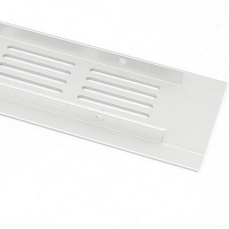 Wardrobe Cabinet Aluminum Alloy Air Vent Ventilation Grille 225mmx50mmx9mm 4pcs