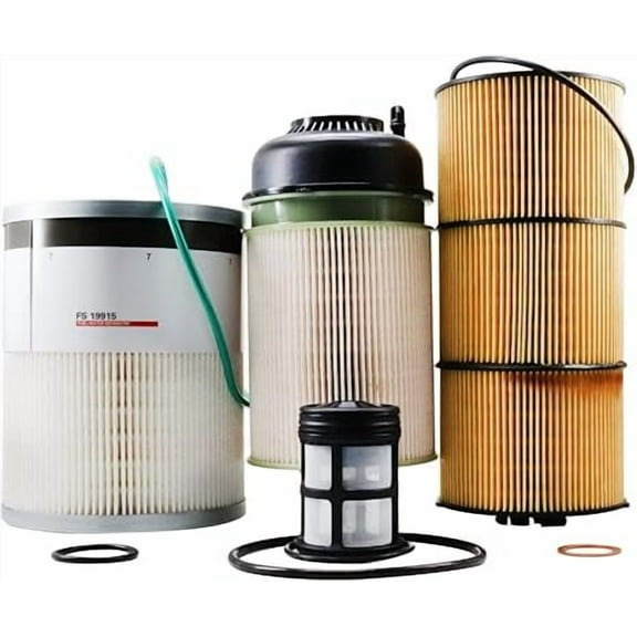 PF9908 P551063 A4720900651 Fuel Filter P551005 LF17511 P7505 Oil Filter P551011 FS19915 PF9804 Fuel Water Separator Filter Replace WF10103 LF17474 Compatible with DD13 DD15 DD16 Detroit Diesel Engine