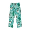 thumbnail image 4 of Xecao Alapaca in Boho Men's Straight Lounge Pajama Pants: The Ultimate in Comfortable Sleepwear, 4 of 9
