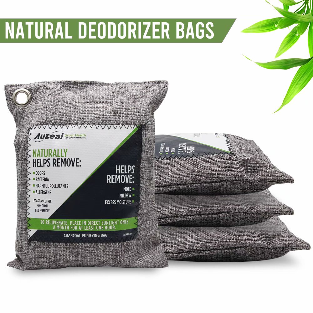 Charcoal Air Purifying Bags, Odor Absorber, Odor Eliminator for House