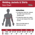 thumbnail image 6 of Lincoln Electric K2987 Shadow Grain Leather Sleeve Welding Jacket, Large, 6 of 6