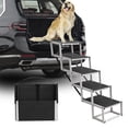 thumbnail image 1 of Escalera plegable para perros DeerGym de 5 peldaños, 41 cm de ancho, 1 of 6