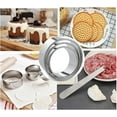 thumbnail image 3 of Nmkwnr 3 Pack Biscuit Cookie Cutters Set Stainless Steel Round Cookie Mold for Baking, Kitchen, 3 of 6