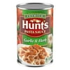 Hunt's Garlic & Herb Pasta Sauce, 100% Natural Tomato Sauce, Spaghetti Sauce, 24 oz Can