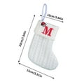 thumbnail image 3 of PALIFEUR Christmas Stockings with Initials, 6x8 Inch Christmas Decorations Stocking, Personalized Christmas Stockings for Christmas Tree Decorations Holiday Party, White, 3 of 6