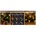 thumbnail image 3 of Christmas Ornament Ball Hanging Decor, Festive Tree Decoration For Wreath Window Fireplace Or Party Display, Holiday Home Accent, 3 of 4