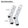 thumbnail image 2 of Honeii Happy Easter Print Long Socks,Novelty Design Socks Gift for Men and Women,Crew Socks,Calf Socks, 2 of 6