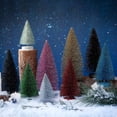 thumbnail image 2 of 30cm Farfi-miniárbol de Navidad de mesa, decoración de pino Artificial multicolor con Base para fiesta de Navidad, escritorio para el hogar, 2 of 5