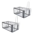 thumbnail image 1 of 2x trampa para ratas y ratones, jaula para animales vivos, Control de plagas, roedores, ratones, captura de cebo, 1 of 5