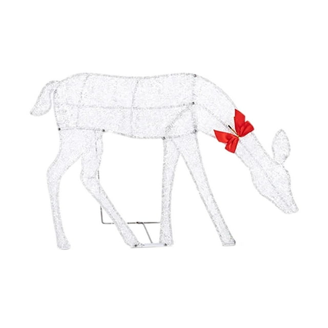 Lighted Christmas Reindeer Luminous Lawn Yard Ornament Christmas Decoration 65cmx41cm