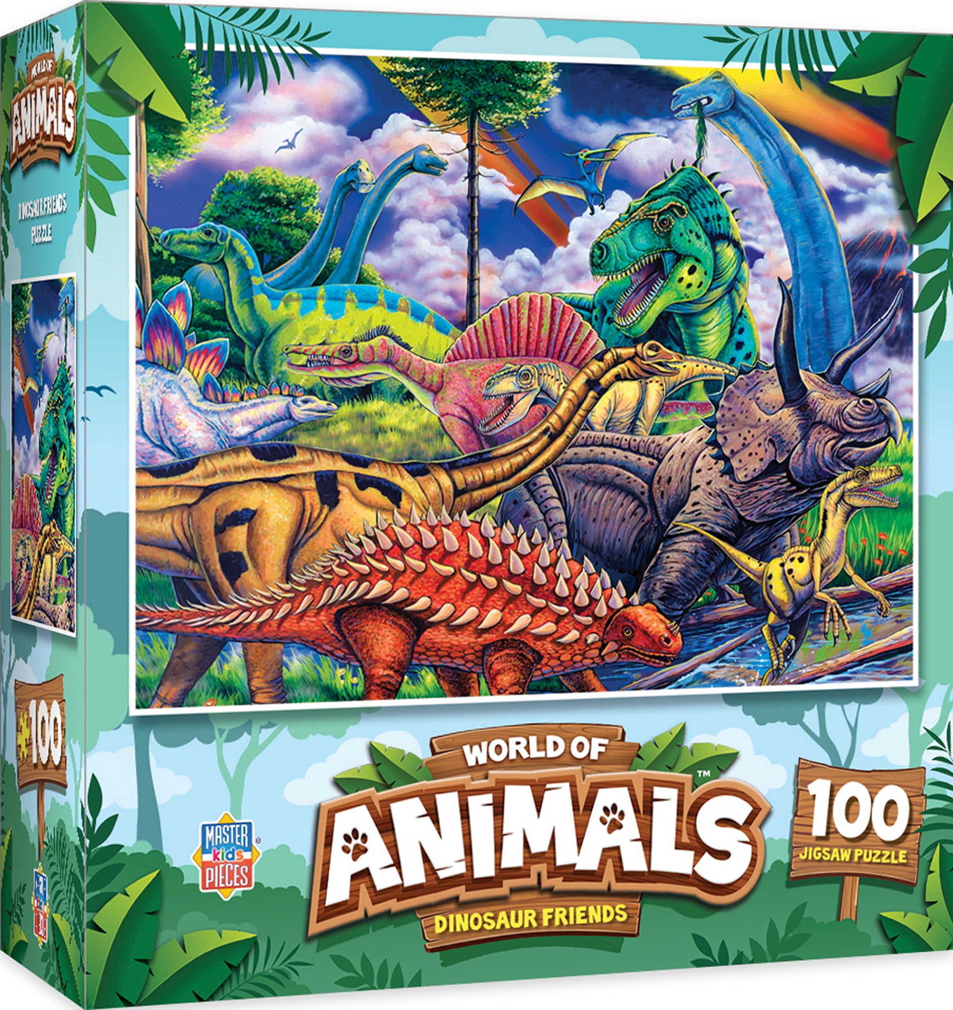 Mini Dinosaur Puzzle Kids #5 New Old Stock Sealed 
