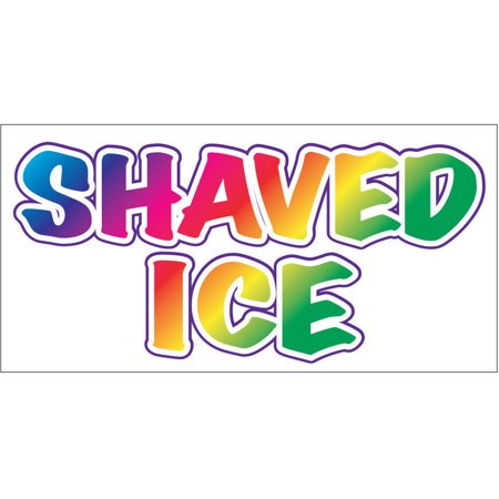 Ghp 2 X3 Shaved Ice Indoor Outdoor Vinyl Business Banner Sign