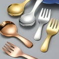 thumbnail image 2 of ZheElen Durable Camping Tableware Set Compact And Reliable For User-friendly Sturdy silver fork, 2 of 6