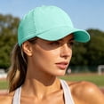 thumbnail image 6 of ATOYSOY Baseball Hats For Women Side Perforated Mesh Ponytail Cutout Womens Hats Running Hat Sun Hats For Women Solid Color Jogging Beach Womens Caps, 6 of 9