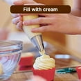 thumbnail image 2 of Cupcake Corer - Herramienta para rellenar cupcakes, cortador de agujeros para rellenar accesorios para cupcakes, herramientas para hornear, hornear, rellenar y decorar, 2 of 5