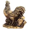 thumbnail image 1 of Chinese Zodiac Golden Rooster Statue, 1 of 1