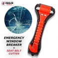 thumbnail image 2 of Q&Q BASICS Safety Hammer and Seatbelt Cutter - Ultimate Car Emergency Escape Tool - Swiss Safe Car Safety Hammer, Emergency Hammer for Car Breakdowns and Accidents, 2 of 10