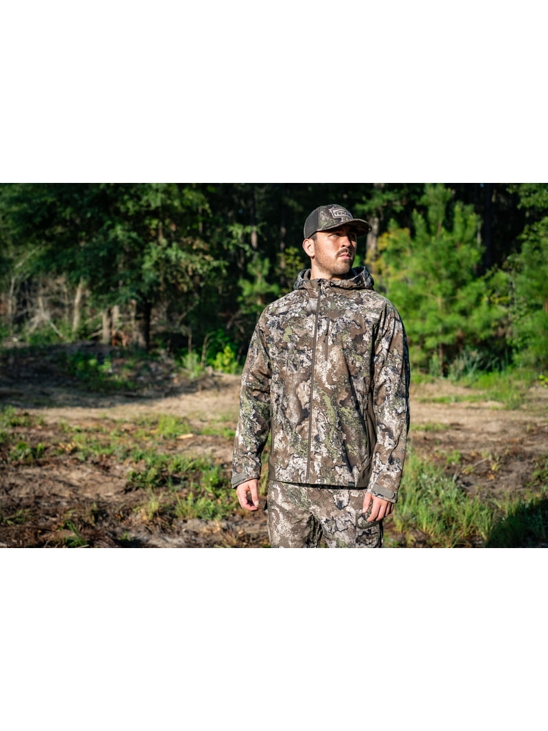 TrueTimber Tekari StrideFlex Full Zip Hooded Jacket - XRC Camo, M