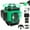 16-line+2*Battery, variant on 16-Line 4D Laser Level 360° Self-leveling Rotating Crosshead - High-precision Green Beam Tool with Rechargeable Battery, Remote Control & Tripod for Home Renovation, Construction & DIY Projects