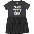 thumbnail image 3 of Inktastic Candy Tester Cute Sweets Girls Toddler Dress, 3 of 5