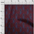 thumbnail image 1 of oneOone Silk Tabby Fabric Paisley Ikat Print Fabric By The Yard 42 Inch Wide, 1 of 4