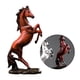 thumbnail image 3 of 2x Estatuilla de caballos Escultura de escritorio Adornos para Librería, 3 of 9