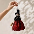 thumbnail image 6 of Halloween Witch Doll, Handmade Witch Doll Ornament Kitchen Home Decor Halloween Fireplace Tabletop Ornament, Gift for Mom or Friend, 6 of 7