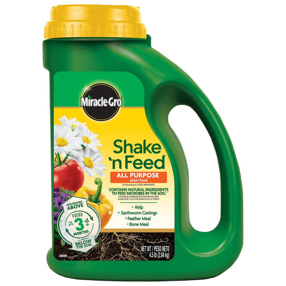 MiracleGro Shake 'N Feed All Purpose Plant Food, 4.5 lb., Feeds up to