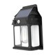 thumbnail image 5 of Lámpara de pared solar para exteriores, iluminación LED impermeable, resistente al viento, decoración solar Negro y grande, 5 of 9