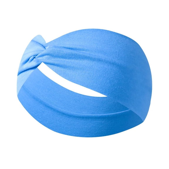 Willtoo Women’s Stretchy Cotton Twist Headband, Soft Non-Slip Hair Band for Yoga, Workout, Running, Fashion & Daily Wear