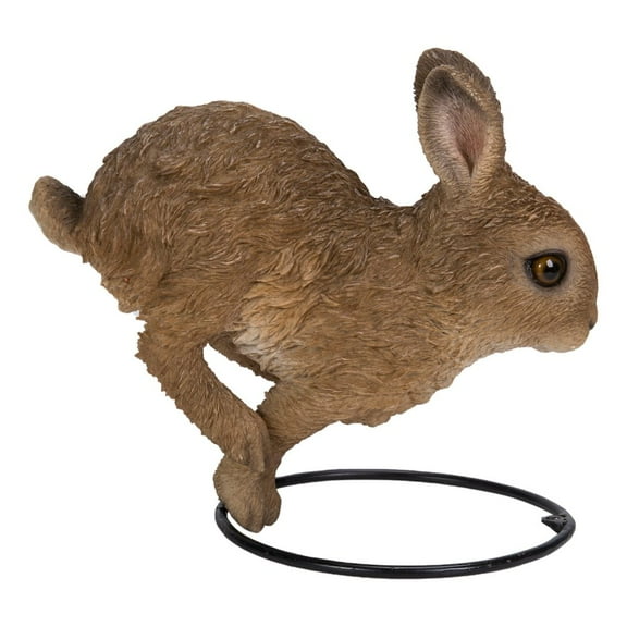 Hi-Line Gift Ltd. Hare Cub Jumping Statue