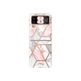 thumbnail image 5 of i-Blason Cosmo Series Case for Samsung Galaxy Z Flip 4 5G (2022), Slim Stylish Protective Bumper Case Without Built-in Screen Protector (Marble), 5 of 8