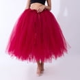 thumbnail image 2 of Mikilon Tutu Skirt Elastic Lady Teen Adult Tulle Tutu Skirt Long Ladies 80's Tulle Tutu Skirt, 2 of 6