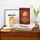 thumbnail image 2 of Bonita caja de almacenamiento de libros que se puede abrir con forma de libro falso, decoración de estilo de comida en crema, mesa de café, sala de estar, dormitorio, decoración adicional para el hoga, 2 of 5