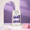 thumbnail image 3 of ibcccndc Press-on False Nail Kit Bright Color Trapezoid Shape Nail Art Tips Tools, 3 of 8