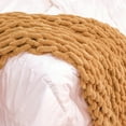 thumbnail image 4 of Donna Sharp Chenille Knitted Gold Throw, 4 of 9
