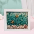 thumbnail image 5 of Adult Craft Kit Ocean Resin Art Kit 10X8 Inch Shadow Box Frame with Crushed Glass Sea Shell Supplies for Coastal Wall Decor Home Beach Decor Summer Decorations, 5 of 7