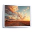 thumbnail image 2 of Designart "Dreams of Infinite Road Sky Photo I" Landscapes Floater Framed Canvas Art Print, 2 of 7