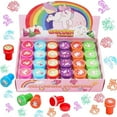 thumbnail image 2 of 6/24pcs Unicorn Assorted Stamps Kids Self-Ink Stamps Children Party Favor Treasure Box Prize Classroom Easter Egg Stuffers Toys, 2 of 9