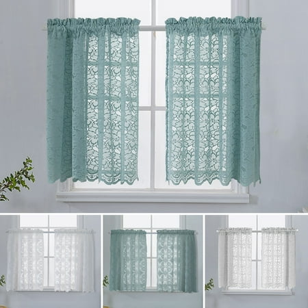 Slot Top Lace Short Cafe Kitchen Bathroom Livingroom Bedroom