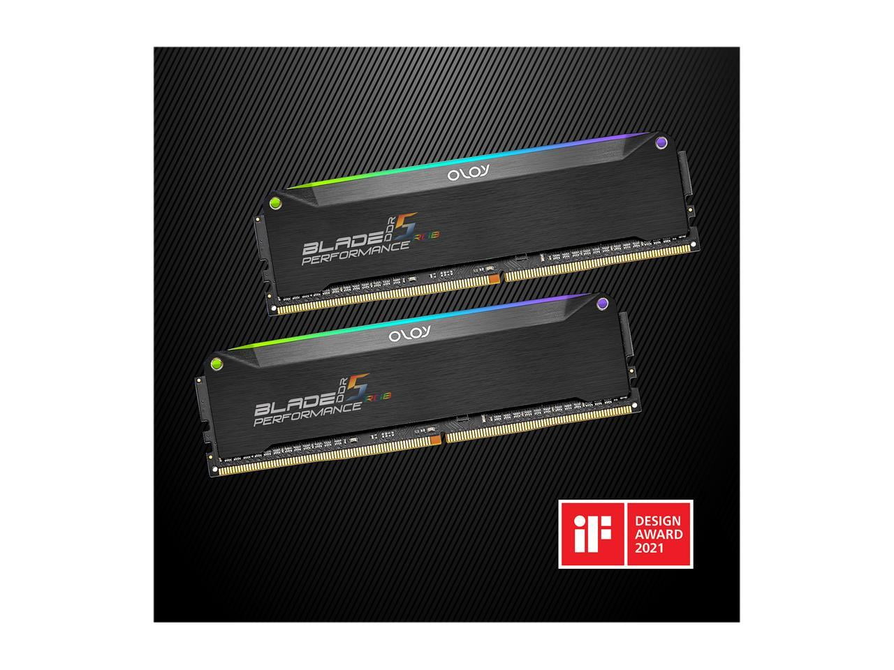 OLOy Blade RGB 32GB (2 x 16GB) 288-Pin PC RAM DDR5 5200 (PC5 41600